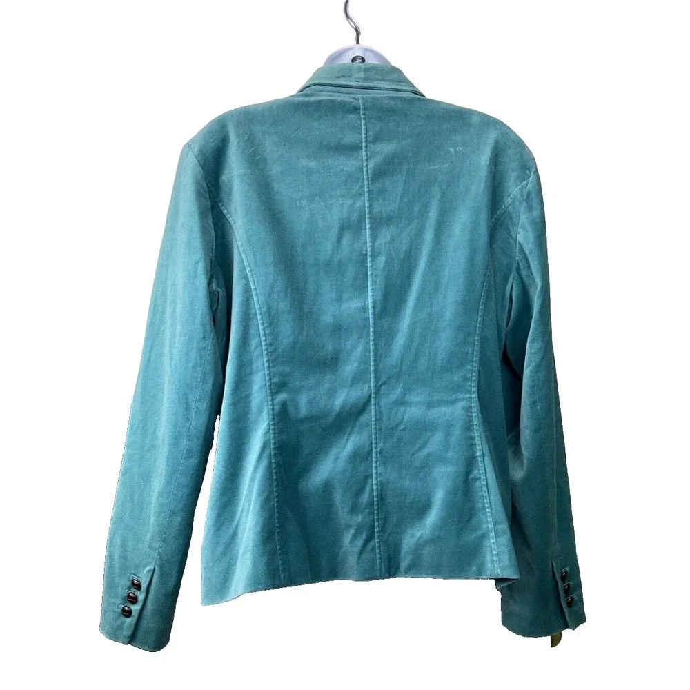Womens Suede Leather Jacket Size 16 Vintage Academia Preppy‎ Y2K Retro